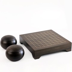 Набор для настольной игры в Го «Искусство влияния» из морёного дуба