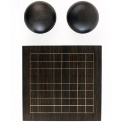 Набор для настольной игры в Го «Искусство влияния» из морёного дуба