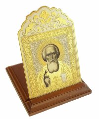 Икона Сергия Радонежского настольная