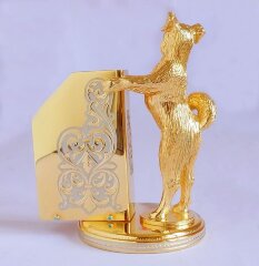 Настольная визитница «Собака»