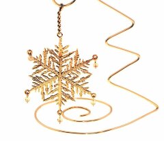 Сувенир «Снежинка из янтаря»