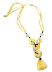 Янтарное колье «Игра»