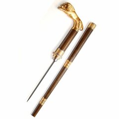Сувенирная трость «Лев» с клинком