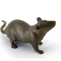 Бронзовая фигурка «Крыса» в подарок коллекционеру