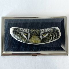 Подарочная визитница «Тигр» декорированная бивнем мамонта