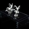 Серебряные аэраторы для вина «Охотник» (4 шт)