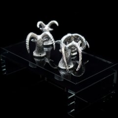 Серебряные аэраторы для вина «Охотник» (4 шт)