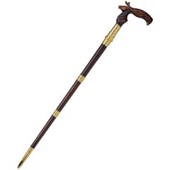 Подарочная трость ручной работы «Олень» с клинком