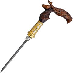 Подарочная трость ручной работы «Олень» с клинком