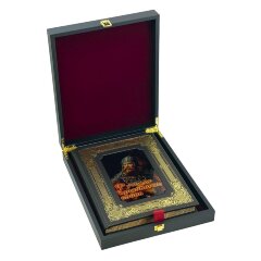 Подарочная книга «Русские крылатые слова» (Михельсон. М) в кожаном переплёте