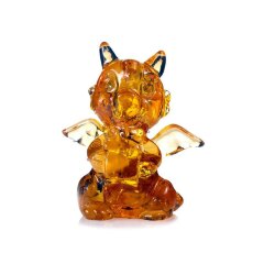 Кошельковый талисман из янтаря «Дракошка» — как символ нового 2024 года