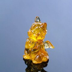 Кошельковый талисман из янтаря «Дракошка» — как символ нового 2024 года