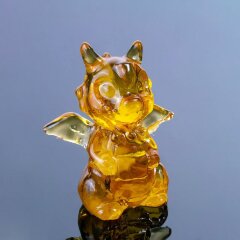 Кошельковый талисман из янтаря «Дракошка» — как символ нового 2024 года