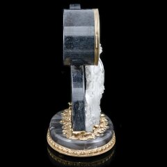 Интерьерные часы «Два дракона» из редкого натурального камня