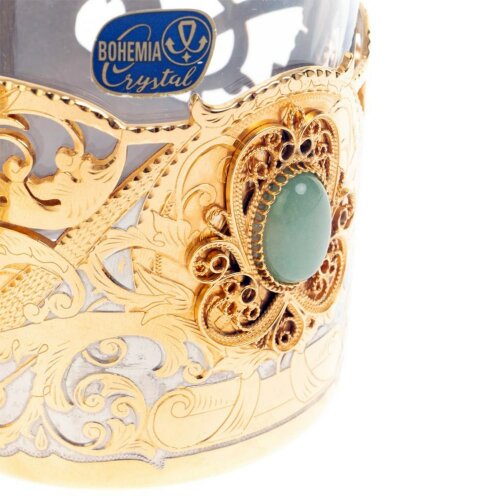 Подарочный набор стаканов для виски на подносе «Для двоих»