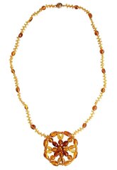 Янтарное колье «Миг»