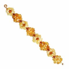 Браслет из янтаря «Леди лето»