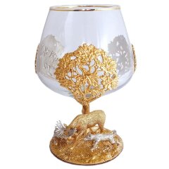 Бокал для коньяка «Охота на лося»