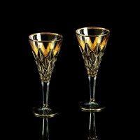 Хрустальные бокалы для вина «GOLDEN DREAM»