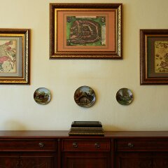 Старая карта «Москва, столичный город всей Белой Руссии» 1610 г. (копия)