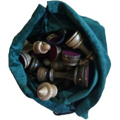 Деревянные шахматные фигуры «Стейниц» малые