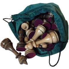 Деревянные шахматные фигуры «Стейниц» малые