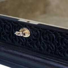 Подарочная шкатулка «Коран» из морёного дуба и янтаря