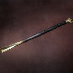 Длинная обувная ложка «Тёмный ангел» с художественной рукоятью