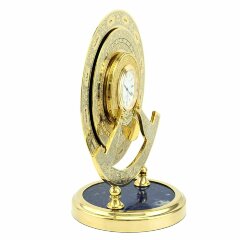 Настольные часы «Вечный календарь» на лазурите