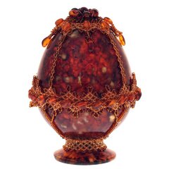 Пасхальное янтарное яйцо «Праздник»