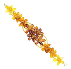 Браслет из янтаря «Летний день» в подарок женщине