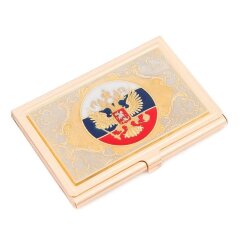 Подарочная визитница «Герб России»