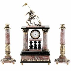 Каминные часы «Георгий Победоносец» (креноид)