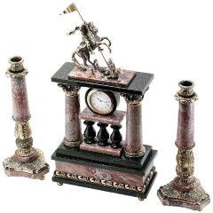 Каминные часы «Георгий Победоносец» (креноид)