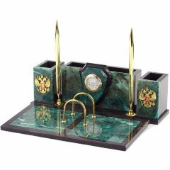 Настольный набор органайзер «Щит» — подарки на день государственного служащего