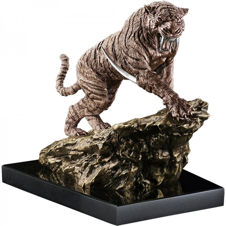 Бронзовая статуэтка «Тигр на скале» — как новогодний сувенир и символ 2022 года