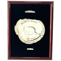 Настольная плакетка «История Сибири» из бивня мамонта