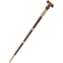 Стильная резная трость «Содружество» с дамасским клинком