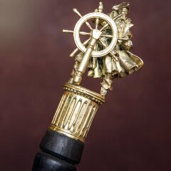 Длинная обувная ложка «Пират» с художественной рукоятью