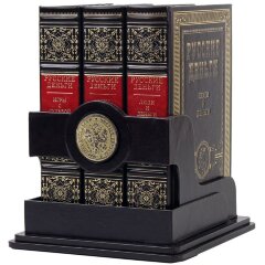 Подарочный сборник книг «Русские деньги» (3 тома) в кожаном переплёте
