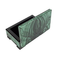 Маленькая шкатулочка «Изысканность» из натурального камня малахит