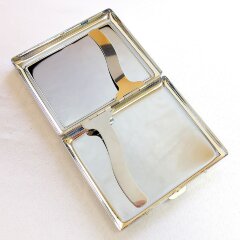 Позолоченный портсигар «Герб России» на 20 сигарет