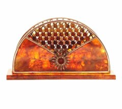 Салфетница из янтаря «Солнышко»