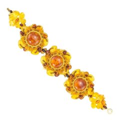 Браслет из янтаря «Лето»