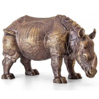 Бронзовая статуэтка «Носорог»