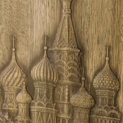 Резные нарды из дуба «Покровский собор»