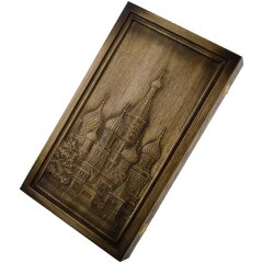 Резные нарды из дуба «Покровский собор»