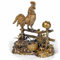 Сувенирная композиция «Петух – Утро в деревне» в подарок для домохозяйки