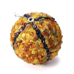 Новогодняя игрушка «Солнечный цветок» для украшения праздничной ёлки