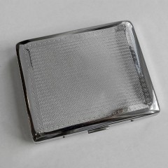 Портсигар металлический «Орёл» с позолотой в подарок мужчине